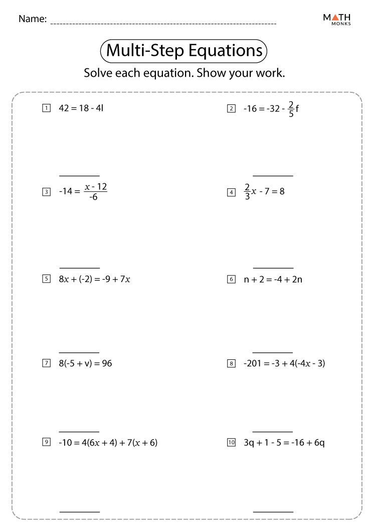 9th grade math worksheet pdf
