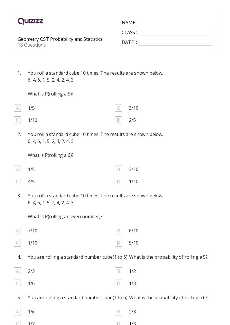 9th grade worksheet for all subjects