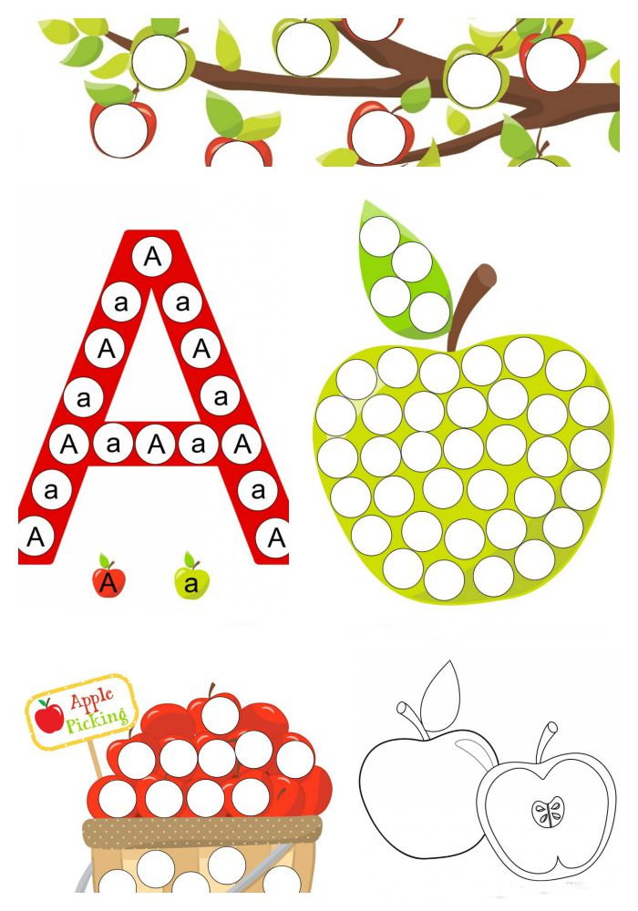 Preschool Do a Dot Printables: A is for Apple - Worksheets Library preschool-do-a-dot-printables-a-is-for-apple-worksheets-library