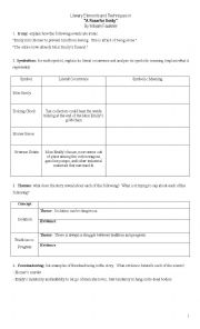 A ROSE FOR EMILY Prereading Vocabulary Puzzle - Quiz, Worksheet, Test - NO  PREP