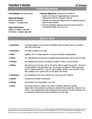 A Very Big Branch - Fill Online, Printable, Fillable, Blank ...