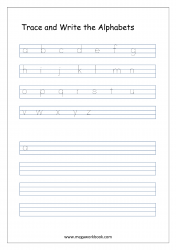 Kindergarten Alphabet Worksheets - Free Printable Alphabet ...