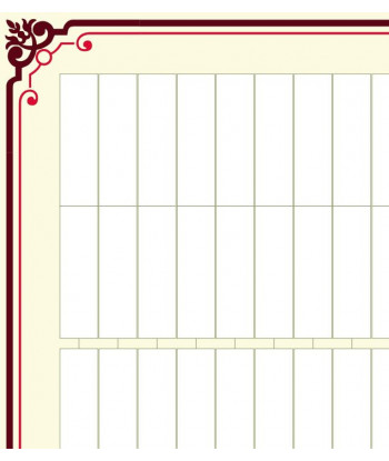Printable 7 generation family tree template - Slim tree chart