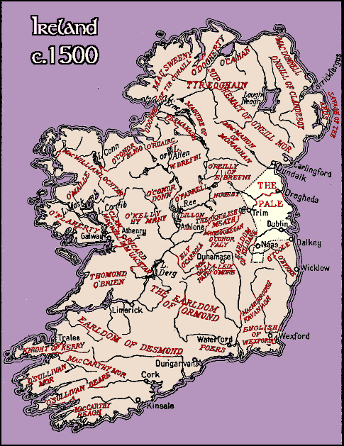 a3 printable map of ireland