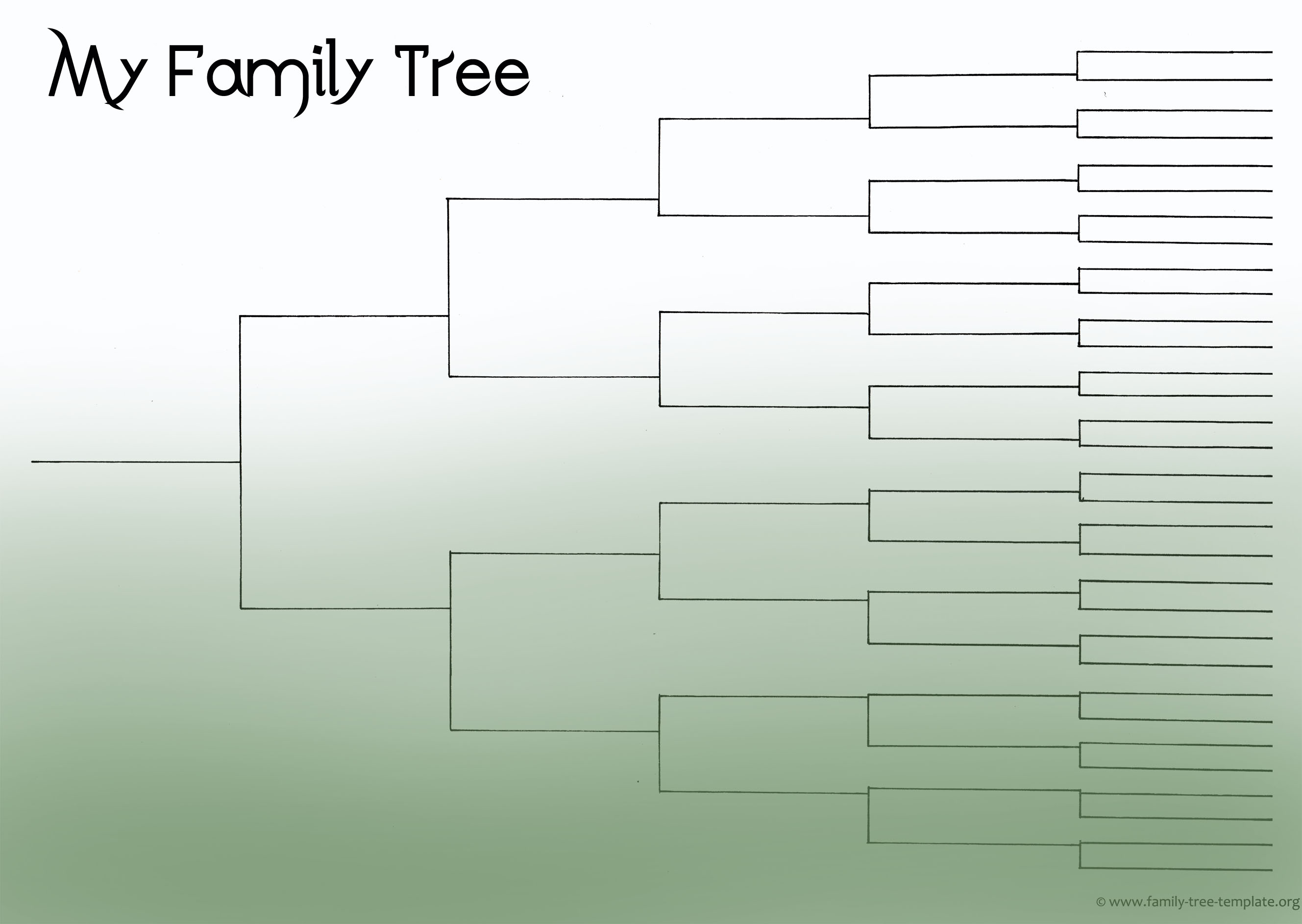 Free Family Tree Template Resources for Printing