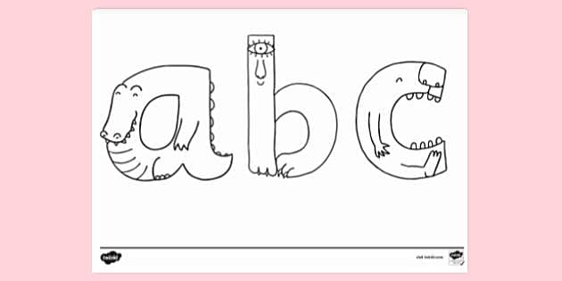 FREE! - Alphabet Colouring Sheet | Colouring Sheets PDF