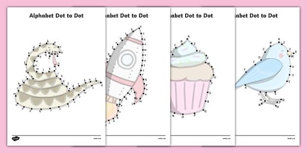 ABC Dot to Dot Printables | KS1 Resources (Lehrer gemacht)