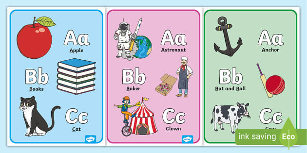 FREE! - ABC Posters for Classroom Printable - Twinkl Resources