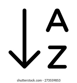 Sort Alphabet Outline: Over 339 Royalty-Free Licensable Stock ...