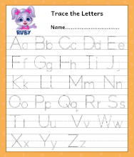 abc practice printable worksheet