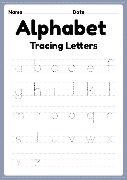abc preschool worksheet
