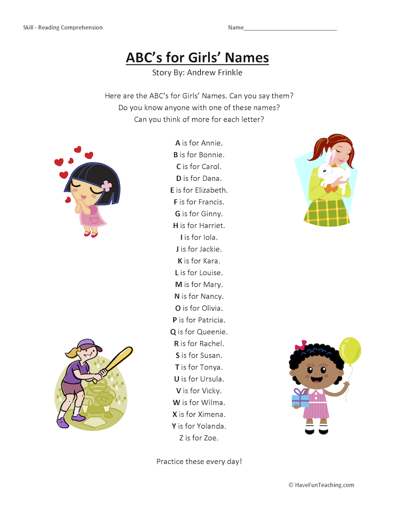FREE Printable Alphabet Worksheets for Nursery from A-Z