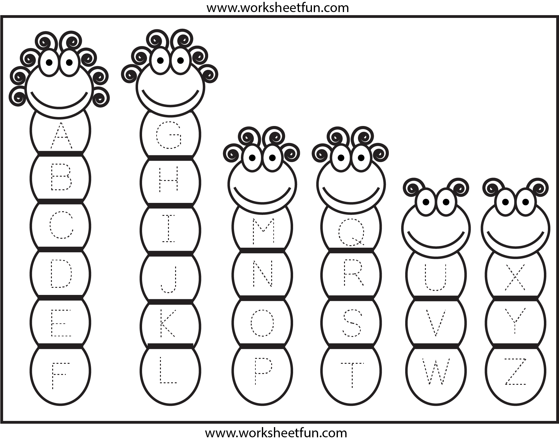 Free Printable Abc Worksheets For Kindergarten