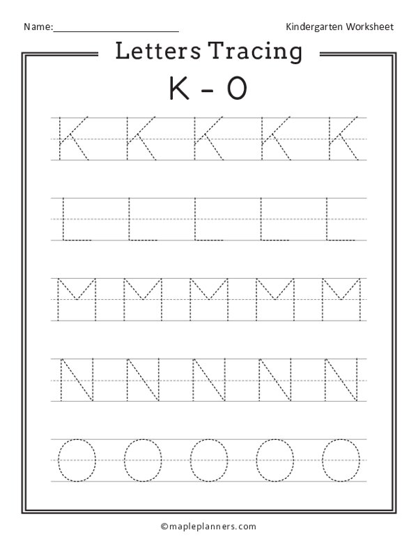 abc tracing worksheet for