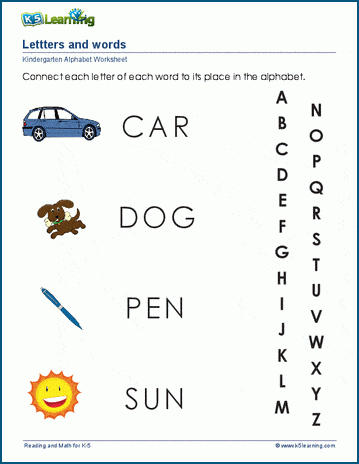 Free Preschool &  Kindergarten Alphabet &  Letters Worksheets ...