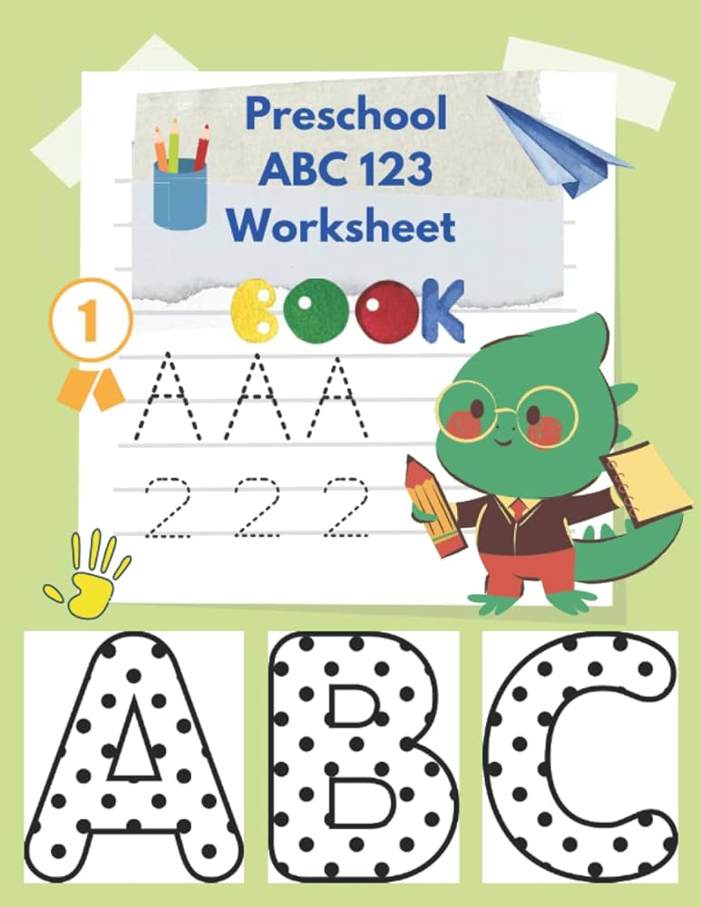abc worksheet for pre k