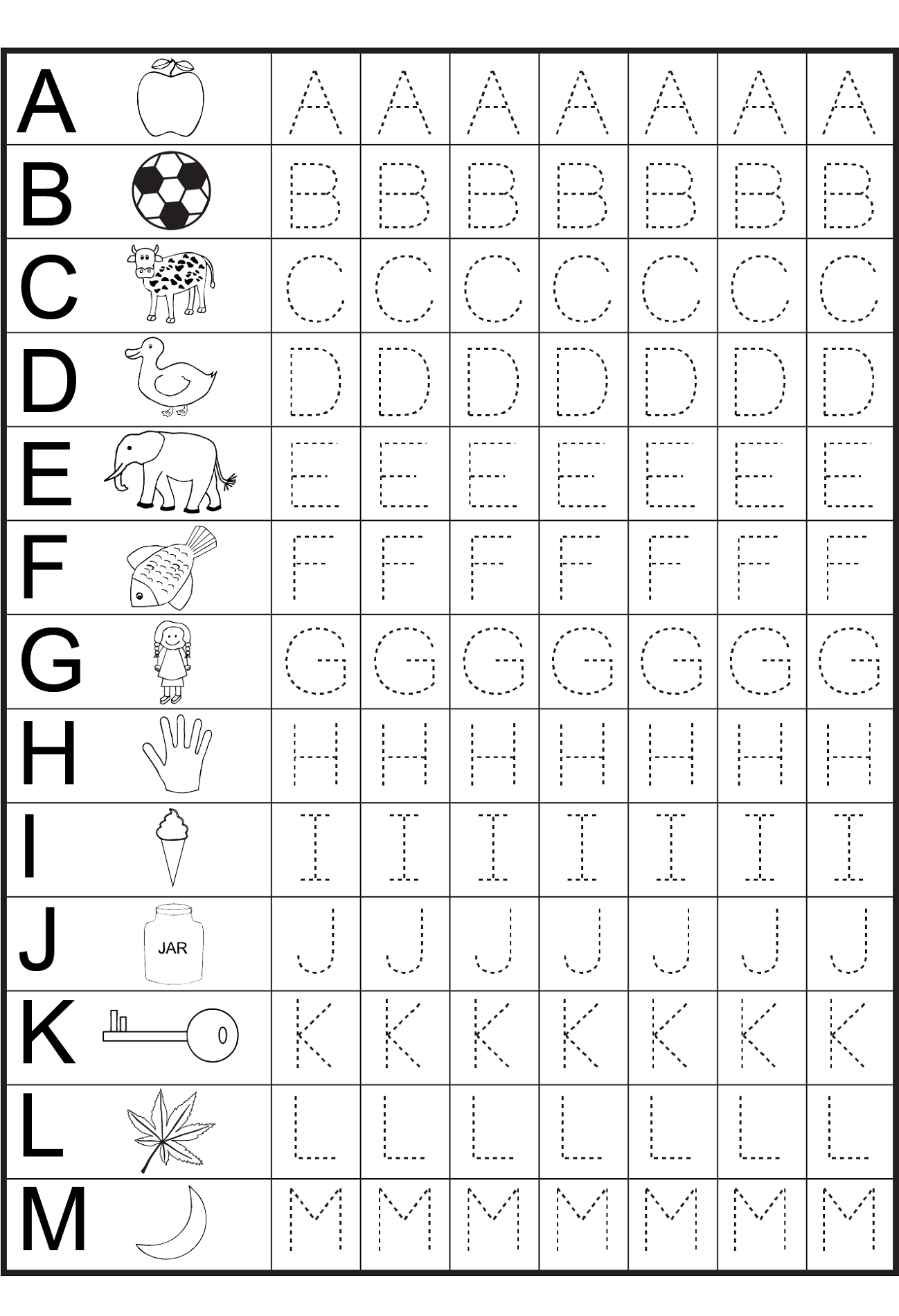 Preschool Worksheets - ABCs - Charisse Yu - Worksheets Library