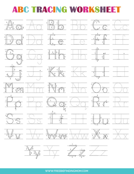 abc worksheet for