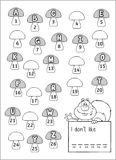 English ABC worksheets | Grammar printables for kids