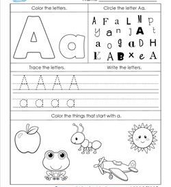 ABC Worksheets - Alphabet Worksheets | A Wellspring of Workhseets