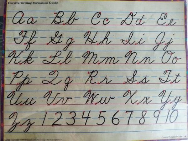 abeka handwriting worksheet