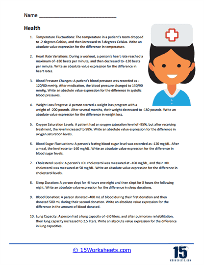 Absolute Value Word Problems Worksheets - 15 Worksheets Library
