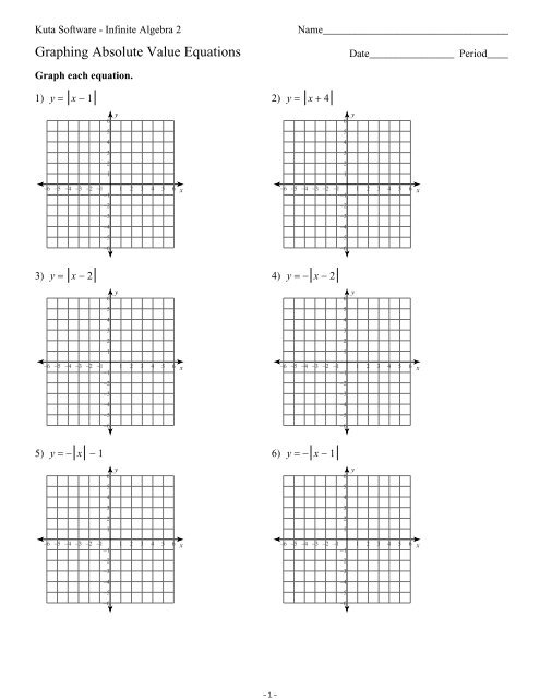 absolute value equations worksheet algebra 2