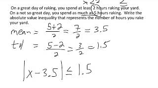 Absolute Value Inequality Word Problems - YouTube