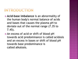 Acid base imbalance | PPT