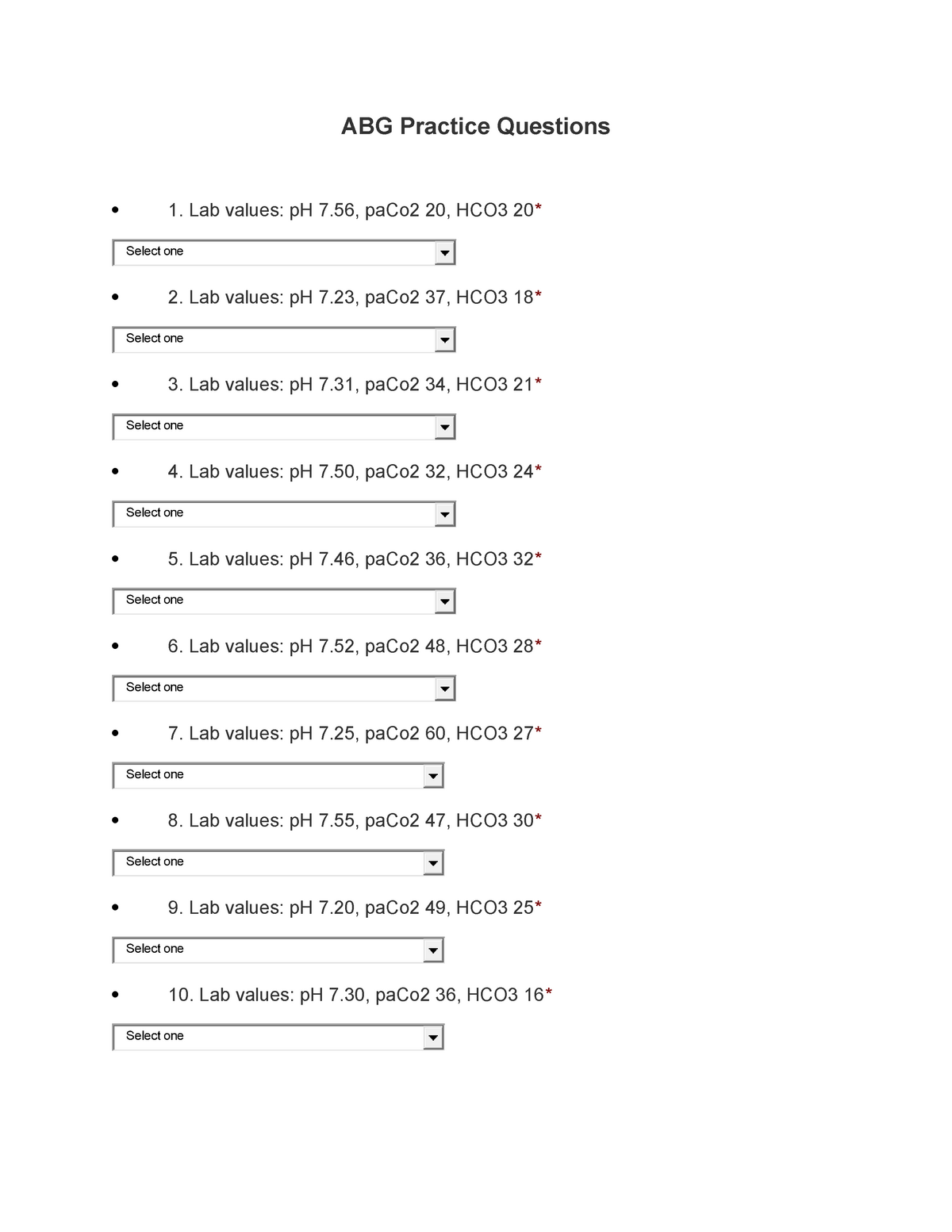 acids and bases worksheet nursing