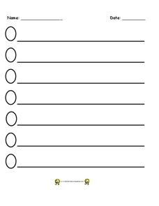 Acrostic Poem Worksheet for 3rd - 4th Grade | Lesson Planet