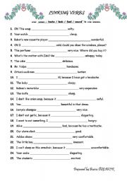 LINKING VERBS - ESL worksheet by burcuozc