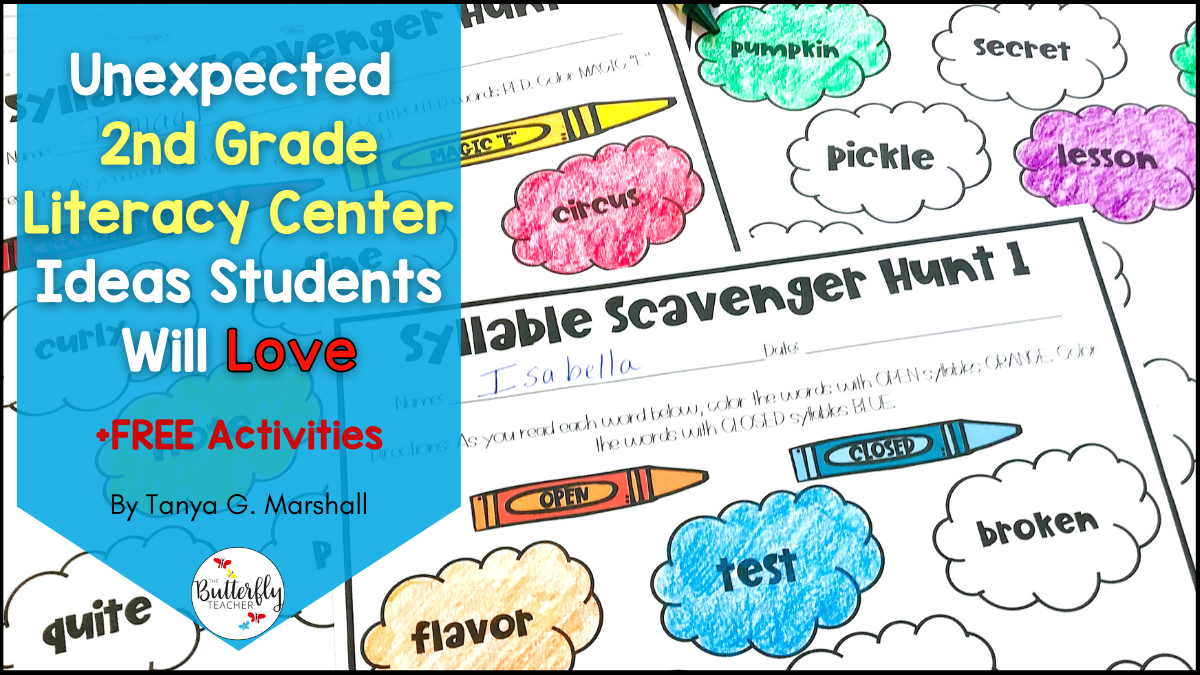 Unexpected 2nd Grade Literacy Center Ideas Students Will Love ...