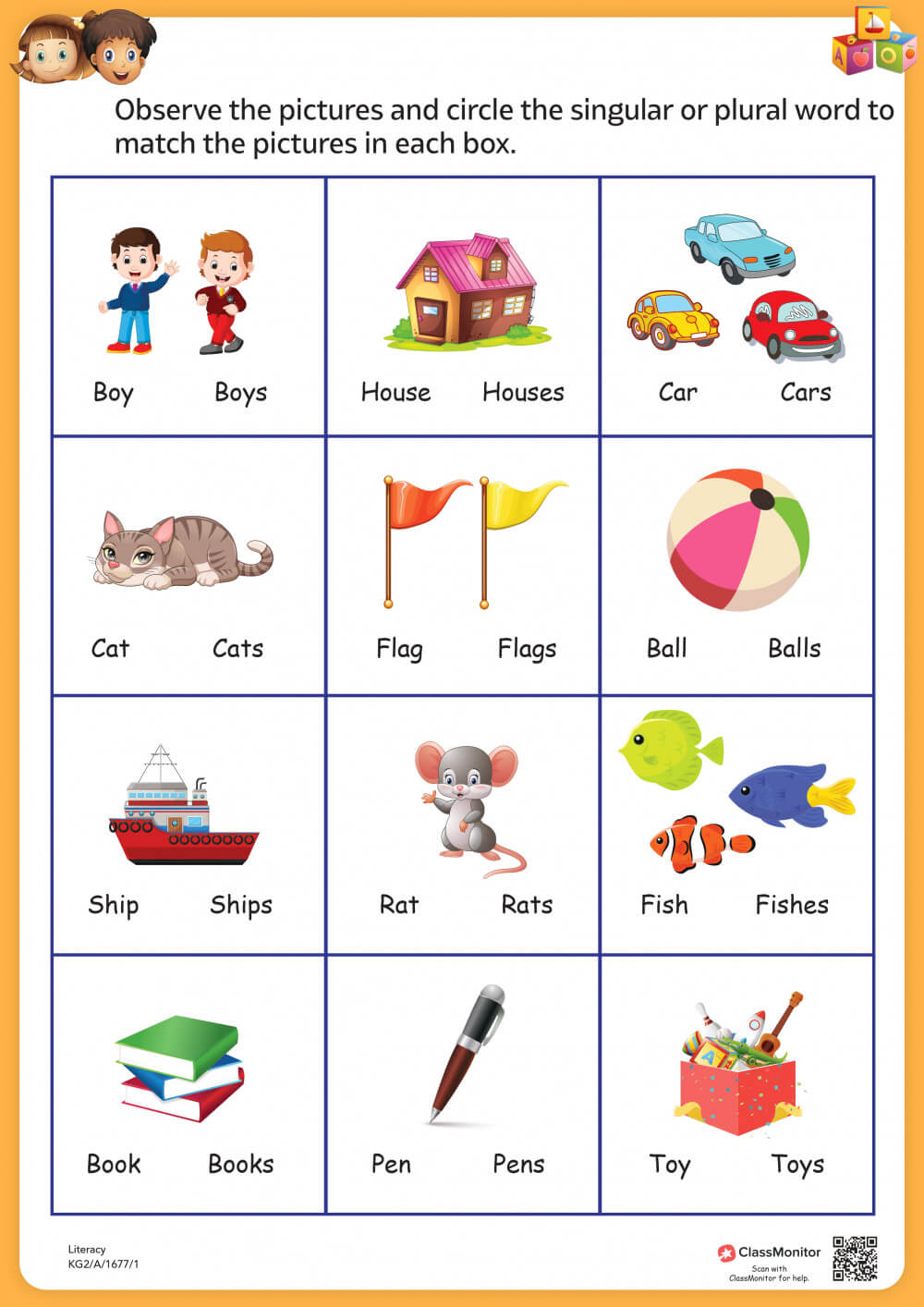 activity worksheet for kids