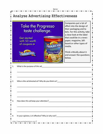 AD Word Family Worksheet by Carmen Appelt | TPT