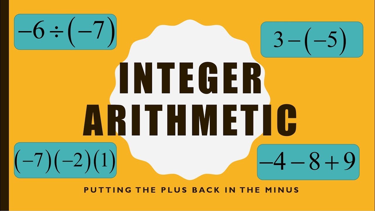 How to Add Subtract Multiply and Divide Integers
