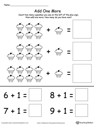 FREE* Add One More Cupcake Addition | MyTeachingStation.com