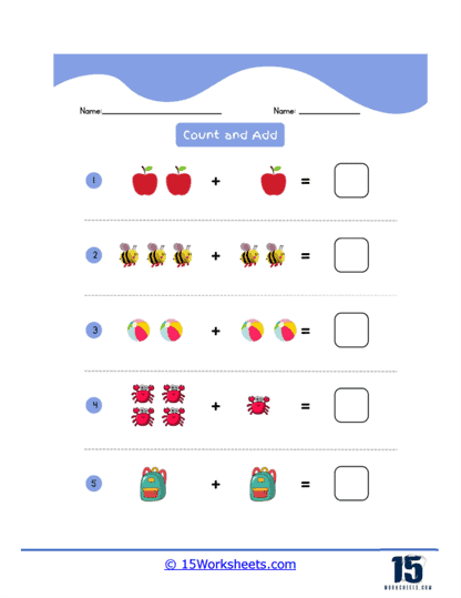 Count and Add Worksheets - 15 Worksheets Library