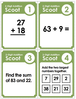 Addition Worksheets (2-Digit; With Regrouping)