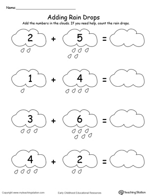 adding 9 worksheet