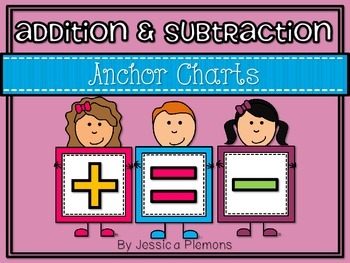 Math Anchor Charts: Addition and Subtraction