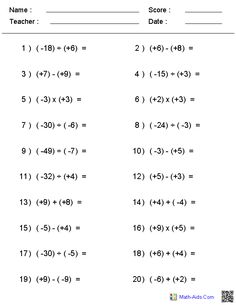10 Adding and Subtracting Integers ideas | adding and subtracting ...