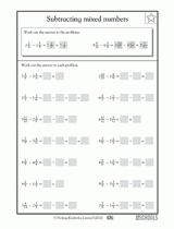 adding and subtracting fractions with unlike denominators worksheet 5th grade