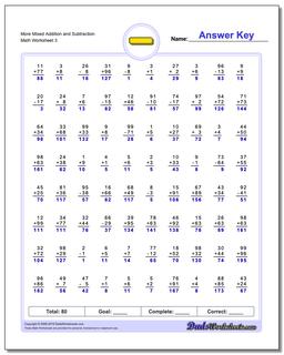adding and subtracting mixed worksheet