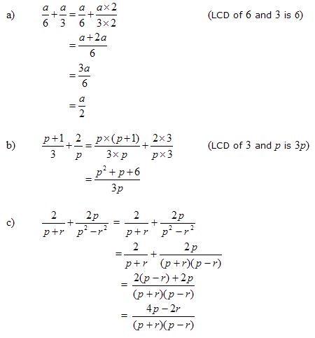 adding and subtracting rational expressions with unlike denominators worksheet