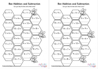 adding and subtracting to 20
