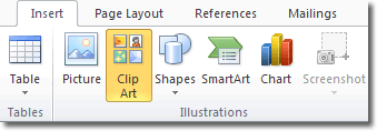 How to add clipart in Word 2013