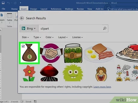 To Insert Clip Art in MS Word - javatpoint