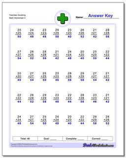 adding doubles worksheet 2nd grade