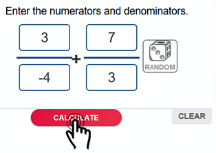 ADDING FRACTIONS CALCULATOR